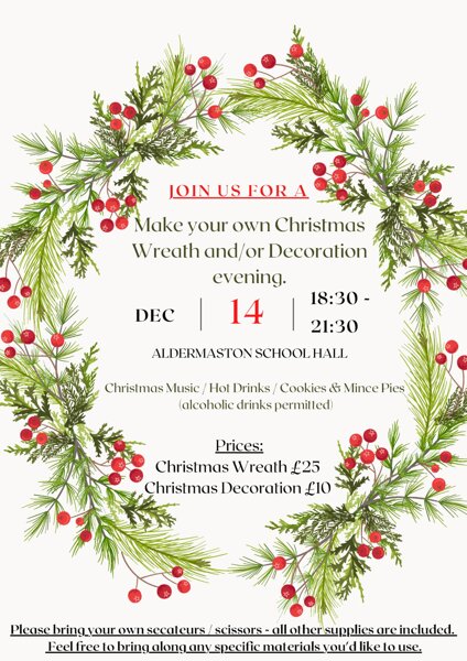 Image of PTA Christmas Wreath and Decoration Workshop